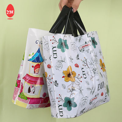 Φιλικό προς το περιβάλλον Διαφημιστική τσάντα LDPE Εκτύπωση λογότυπου Πλαστικής τσάντας αγορών