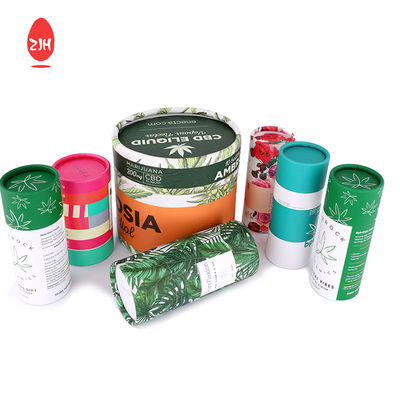 CMYK Deodorant Biodegradable Cylinder Tube Box Cardboard Lipstick Tubes