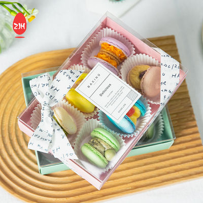 Ανακυκλώσιμο κουτί μπισκότων Macaron Συσκευασία Κέικ Κουτί σοκολάτας