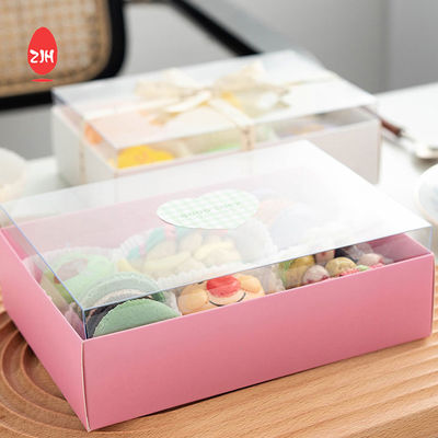 Ανακυκλώσιμο κουτί μπισκότων Macaron Συσκευασία Κέικ Κουτί σοκολάτας