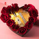 Συσκευασίες OEM Rose Boxes Συσκευασίες για την Ημέρα του Αγίου Βαλεντίνου Γάμος Κουτιά δώρου σε σχήμα καρδιάς