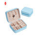 Travel Portable Storage Pu Leather Jewelry Box Jewelry Display Earring Organizer Box